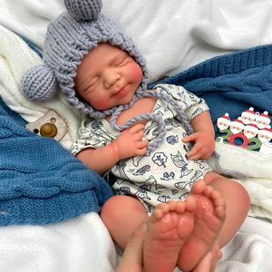 20インチのパスカルちゃん、おしゃぶり付き、柔らかい解剖学的に正しいシリコン製の赤ちゃん人形、リアルな男の子/女の子のリボーンドール、不安解消用 - Product Image 2