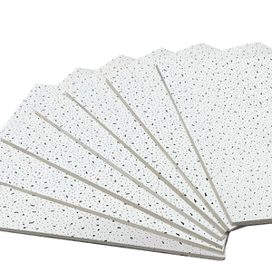 Kente 2*2, акустическая потолочная плитка, современный дизайн, огнестойкий теплоизоляционный шумоподавитель, звукопоглощающее минеральное волокно - Product Image 1