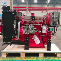 Mesin Diesel ZH490Q 45KW 61HP 3000RPM 4-Silinder Berpendingin Air Khusus untuk Set Pompa Air Pemadam Kebakaran