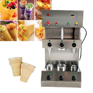 Machines à cônes à glace de <span class=keywords><strong>Montréal</strong></span>, presse automatique, fabricant de cônes à glace croustillants, machine à former des cônes à glace, machine à former des cônes à pizza - Product Image 3