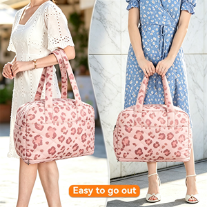 Unisex Carry-On Weekender Overnight <b>Weekend</b> <b>Bag</b> Extra Large Eco-Friendly Lightweight Foldable Durable <b>Travel</b> Duffle <b>Bag</b> - Product Image 1