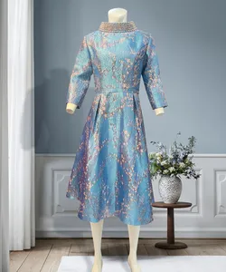 Boutique <span class=keywords><strong>de</strong></span> <span class=keywords><strong>tailleur</strong></span> sur mesure robe à pois noirs robe mère <span class=keywords><strong>de</strong></span> la mariée robe <span class=keywords><strong>de</strong></span> mariée mère mère <span class=keywords><strong>de</strong></span> mariée tenue Polckdots - Product Image 5
