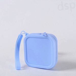Customized Mini Silicone Coin Storage Bag Zipper Closure Interior Pocket Portable <b>Cable</b> Bag for Back School/Business/Travel - Product Image 5