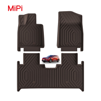 Nouveau design 3D TPE revêtements de voiture revêtements de sol tapis de voiture facile à nettoyer tapis de sol de voiture étanche pour AITO M8 2025 5 sièges couleur café
