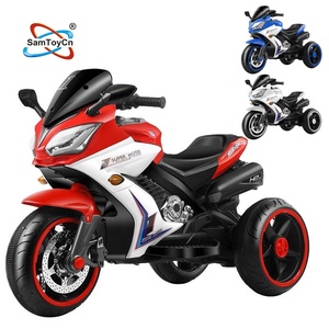 Samtoy Motocicleta de Juguete de Plástico Eléctrica de 12V, Auto de Juguete para Niños, Motocicleta para Montar para Niños - Product Image 1