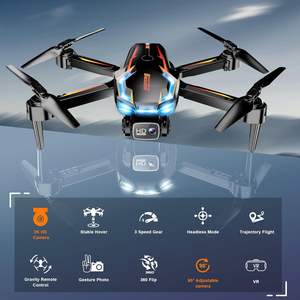 Drone Loiley avec caméra FPV HD 2K, vidéo MP4, 4 hélices, maintien d'altitude, décollage/atterrissage à une touche pour adultes - Product Image 2