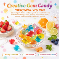 Multi-Colored Gem Sugar High Color Value Handmade Crystal Maltose 1kg Hard Candy Hard Candy
