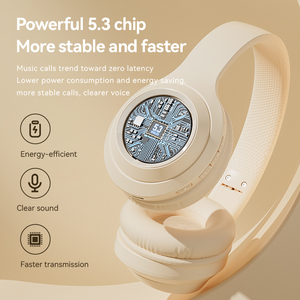 Casque sans fil M8 2026 <span class=keywords><strong>BT53</strong></span> avec micro, design supra-auriculaire confortable, son stéréo pour le sport et le gaming, prend en charge les cartes TF - Product Image 1