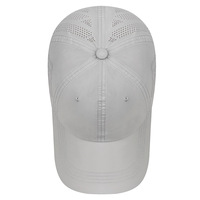 Chapeau respirant perforé au laser, protection solaire et séchage rapide, avec lettres imprimées sur le côté, léger et fin