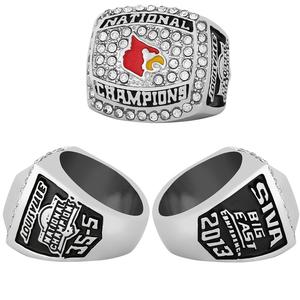 2013 Louisville Eastern Conference College Championship Ring avec cristal et strass en alliage de pierres précieuses unisexe cadeau bijoux - Product Image 2