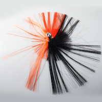 WEIHE leurre de pêche à la traîne 9in 60g 100g laiton métal nylon jupe de cheveux métal gabarit 3D yeux artificiel dur appât mer Spinner leurre de pêche