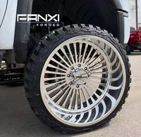 Jantes de camion américaines FANXI 22x12 24x12 -44mm pour Ford F250 8x170 24x14 26x14 pour 8 goujons 8x180 Chevrolet 2500 GMC Sierra