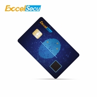 Capteur d'empreintes digitales intégré application de carte à puce auto-développement pris en charge