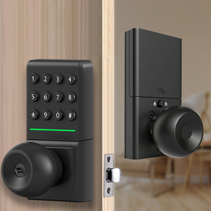 Beveiligingsdeur Aluminiumlegering Knop Slotgreep Digitale Drukknop Wachtwoord Elektronisch Sleutelloos Knop Binnen Smart Deurslot - Product Image 2