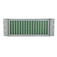 Panel Patch Fiber ODF 19" 1U untuk Rak, 12-96 Port, Dilengkapi Adaptor SC/LC Pigtails SM APC/UPC