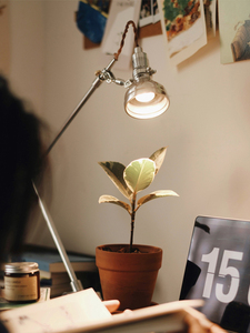 Lámpara de Mesa con Clip de Estilo Industrial <span class=keywords><strong>Antiguo</strong></span>, Lámpara de Escritorio Retro para Leer, Diseño Telescópico Creativo, LED - Product Image 2