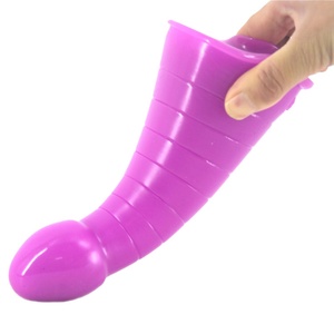 FAAK 19cm Long Sex Toys Erotic Toys Christmas Hat Shape Sex Toy Anal Plug FAAK <b>Dildo</b> Prono Penis - Product Image 4