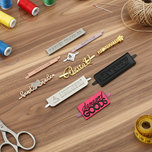 Étiquette métallique personnalisée en alliage de zinc, logo de marque en relief pour sacs, accessoires vestimentaires, vente en gros - Product Image 2