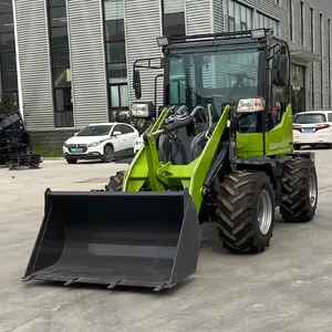 Chinese HT920 2 Ton 1 Ton 3 Ton Compact Loader Small Micro Mini Wheel Loader Front End Loaders For Sale