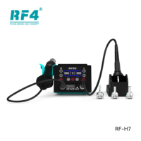 Station de soudage à air chaud numérique intelligente RF4 RF-H7 2-en-1 avec écran tactile HD grand format, outil de réparation pour téléphones mobiles