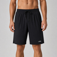 Shorts de sport pour hommes avec cordon de serrage, taille élastique, entrejambe de 7 pouces, légers, séchage rapide, respirants, anti-UV, en toile écologique