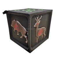Cible de tir autoportante durable pour entraînement au tir à l'arc avec cibles animales 3D en XPE