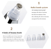 En stock de haute qualité salon de beauté instrument d'aspiration sous vide machine à enlever les points noirs