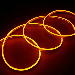 Tira de LED de Neón Color Oro Champán, 12V, 5m, Cuerda de Silicona para Decoración Cálida y Suave en Hoteles de Lujo, Centros de Ventas y Mansiones - Product Image 1