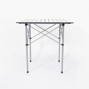 Modern <b>Outdoor</b> Foldable Aluminum Dining <b>Table</b> for Courtyard and Camping - Product Image 4