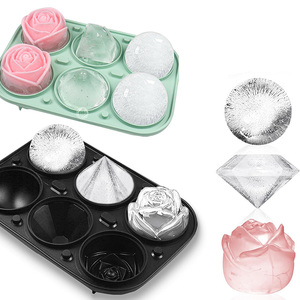 Moules à glaçons en silicone personnalisés pour la fabrication de crèmes, avec plateau en forme de rose, pour un démoulage facile - Product Image 4