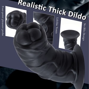 Tapón Anal Realista, Corto y Grueso, de Silicona Líquida, Impermeable, Suave y Flexible, para Alivio del Estrés, Juguete Sexual - Product Image 2