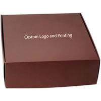 Nouveautés : Boîtes d'expédition en carton ondulé personnalisées avec logo imprimé pour vêtements – Vente en gros