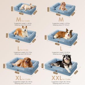 เตียงโซฟาสำหรับสัตว์เลี้ยงแบบถอดซักได้ ความหนาแน่นสูง - Product Image 5