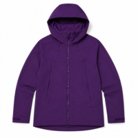 Veste softshell pour femme, à capuche, imperméable, thermique, pour la randonnée, coupe ajustée, coupe-vent, sur mesure, OEM, ODM, vente en gros