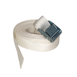 <span class=keywords><strong>FRIMA</strong></span> LC250KGS Ancho 25mm Longitud personalizada Correa de hebilla de leva blanca Amarre de amarre - Product Image 3