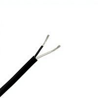 Câble électrique plat blindé 18AWG à 2 conducteurs, résistant à l'huile, flexible, en PE torsadé, 250V, conçu pour les ordinateurs de véhicules électriques