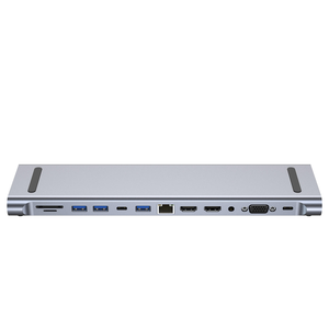 USB Hub Port PD loại để máy tính xách tay Splitter với cung cấp điện đa Slim cho thẻ nhôm FCC <span class=keywords><strong>Adapter</strong></span> Type-C màn hình USB Hub - Product Image 3