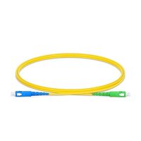 Câble de brassage fibre optique FC/APC vers FC/APC, diverses couleurs, prix fabricant abordable, SM 9/125µm LSZH 3.0mm 4.0mm