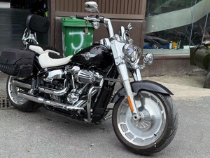 Motocicleta Usada de Segunda Mano, Marca Estadounidense, Fat Boy Negra, Modelo 2002, 5200 km, Marca Estadounidense Fat Boy, Disfruta de un Rendimiento Confiable - Product Image 5
