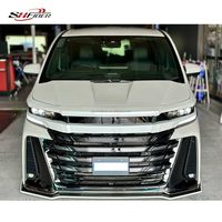 Kit carrosserie style Kuhl, capot pour Toyota Alphard Vellfire série 40, lèvre de pare-chocs avant, aileron arrière, calandre.