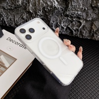 Coques de téléphone transparentes en acrylique, imprimées UV, antichoc, protection 360°, vente en gros à Guangzhou pour iPhone 17, 16, 15, 14 Plus, pour OEM/ODM