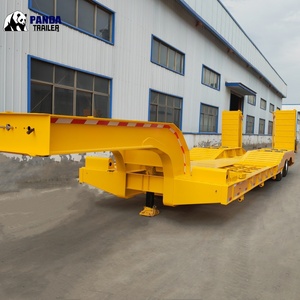 Nhà Sản Xuất 5 Trục Không Khí Hệ Thống Treo Thấp Cậu Bé Giường Thấp Cổ Ngỗng Trailer Với Phía Sau Dốc Để Bán - Product Image 2