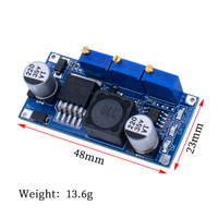 LM2596S Module DC-DC à courant constant LM2596 DC-DC 7V-35V abaisseur réglable CC/CV Module d'alimentation