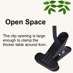 <span class=keywords><strong>Lámpara</strong></span> de Clip Flexible para el cuidado de los ojos compacta de Hotel, abrazadera de lectura para cabecera, <span class=keywords><strong>lámpara</strong></span> de escritorio Led portátil, <span class=keywords><strong>lámpara</strong></span> de noche para mesa de estudio - Product Image 5