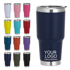 30oz <b>Double</b> <b>Wall</b> Stainless Steel Vacuum Insulated Travel Tumbler for Car Coffee Water 6-12hr Thermal Insulation BPA-Free Lid - Product Image 1