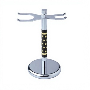 Soporte de Metal Personalizado Madhav para Maquinilla de Afeitar y Brocha de Afeitar Multicolor con Brocha de Pelo Sintético a Precio Mayorista - Product Image 1