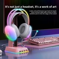 Casque de jeu filaire ONIKUMA X25, 3,5 mm, circum-auriculaire, haut-parleur de 50 mm, RGB, micro rotatif à réduction de bruit pour PC, PS5, Xbox, Switch