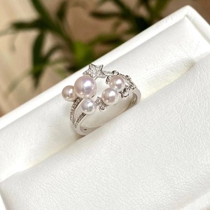 Bague en argent pur S925 avec incrustation de diamants, design unique et exquis de Mingyuan, style tendance et personnalisé - Product Image 3