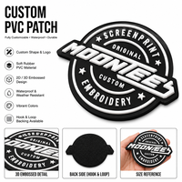 Écussons personnalisés en PVC écologique avec fixation auto-agrippante pour clubs de plein air, équipement de randonnée et uniformes