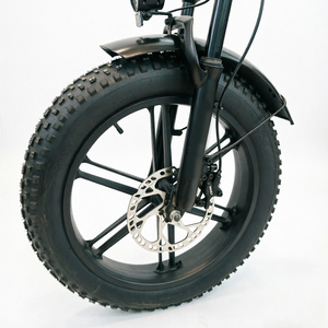 GEGEZANG 20" Foldable off Road <b>Fat</b> Tire <b>Ebike</b> Steel <b>Frame</b> 7-Speed 48V Lithium Battery High Torque with Rear Shock Absorber - Product Image 4